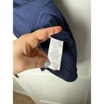 Michael Michael Kors Tank Top Blouse Women's Medium Navy Blue Flowy Mixed Media Photo 3