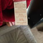 Faded Glory Vintage  Women's Red and black Sweater/Jacket Zipper XL Photo 6