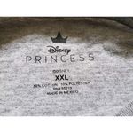 Disney Princess Shirt Women XXL Gray Short Sleeve Crew Neck Casual Top Classic Photo 2