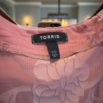 Torrid Burnout Kimono Withered Rose Pink 1/2 14-20 Photo 5