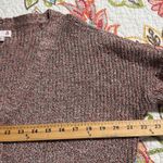 SO  womens medium cozy dusty pink knit 4 button v-neck cardigan sweater long slvs Photo 5