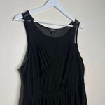 Torrid Women’s A Line Semi Sheer Sleeveless Knee Length Dress in Black Size 1X Photo 1