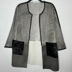 Patrizia Luca mesh cardigan Black Size M Photo 0