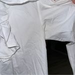 XiRENA Callie Blouse long sleeve ruffle button down shirt poplin White Photo 4