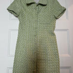 Rumored Light Green Tweed Mini Dress Size 2 Photo 0