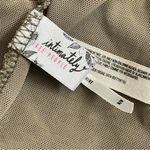 Free People Bralette Corset Crocheted Lace Asian Floral No Padding Olive Green Photo 7