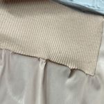 Who What Wear Nude Faux Leather Ligljzweight Zip Jacket Small Photo 5