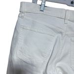 Gap  Girlfriend Relaxed Mid Rise Stretch NWT White Denim Frayed Hem Size 10R Photo 4
