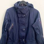 RLX Ralph Lauren Navy Blue Womens Waterproof Hooded Golf Jacket Size M Size M Photo 9