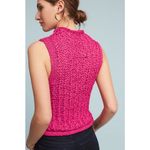 Anthropologie NWT Moth Pink Mockneck Knit Sleeveless Tank Top Photo 1