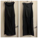 NWT SNDYS Chloe Strapless Sheer Dress Black Small Photo 2
