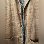 Retro Vintage Brown Corduroy Topcoat Paisley Lining Sized By Measuments Size undefined Photo 4