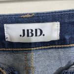 JBD Just Black Denim High Rise Distressed Button Fly Jean Shorts Size M Blue Size M Photo 5