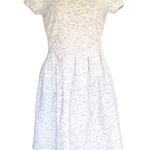 Maison Jules Short-Sleeves A-Line White Dress Size Medium Photo 3