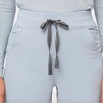 FIGS Zamora High Waisted Dusty Blue Joggers Scrub Pants Womens XXL Tall Nurse Photo 3