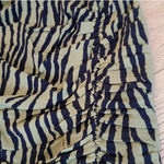 ZARA  Striped Camo Skirt Olive Green Size XS Photo 2