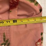 Xhilaration Pink Floral Crop Top Womens Size Medium Smocked Padded Photo 3