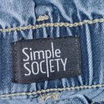 Simple Society  Denim Women's 5/27 Light Wash High Waisted Paperbag Mom Jeans Photo 1