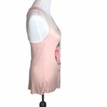 Guess Flower Razor Back Tank Top , Pink, Medium Photo 1