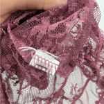 Unif Limited too vintage Y2K pink boho off the shoulder pink lacy blouse size medium Photo 11