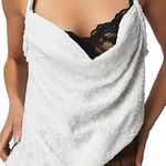 Free People NWT Mykonos Draped Tank Top S White Photo 0