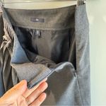 Gap  Y2K Deadstock NWT Grey Pleated Wool Blend Mini Skirt Size 4 Photo 6