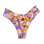 Stone Fox Swim Nola Bikini Bottom Women’s S Retro Bloom Print $88.00 Photo 1