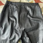 Avenue Vintage Y2K black 100% real leather grunge whimsigoth pants Photo 4