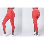 Muscle Nation Shape Up Seamless 7/8 Leggings, Poppy Marl, Small (4-6), High Rise Photo 1