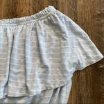Abercrombie & Fitch Pastel Blue Striped Tube Top Size Small Photo 1