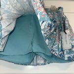 Laura Ashley golf & tennis skirt skort Blue floral Large NWT Photo 1