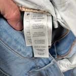 frame denim FRAME Le Skinny de Jeanne Crop Jeans Size 30 Light Wash Dip Dye Photo 5