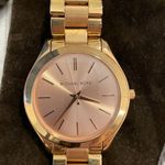Michael Kors Rose Gold Watch Earrings Set Photo 0