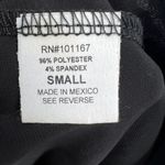 Kim And Cami  Silver Top Shirred Sleeve Size Small Photo 3