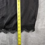 ZARA  Contrasting Lace Midi Dress Black Sheer Sexy Goth Punk Size Medium New Photo 9