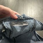 Carmar Denim Medium‎ Wash Distressed Cropped Straight Leg Overalls Size S Blue Photo 5