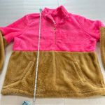 Lilly Pulitzer NWT Keala Sherpa 1/2 Zip Popover Pink Pockets Size XXL Photo 9