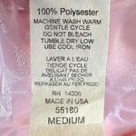 Vintage 70s Undercover Wear Pink Chemise Slip Dress Size Medium Bows Coquette Photo 5