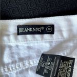 BLANK NYC Shorts Button Fly White Denim Size 30 Distressed Raw Hem Hi Rise. NWT Photo 6