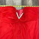 Cindy Collection USA Cindy Collection Coral Strapless Formal Dress Crystal V-neck Size XL Photo 8
