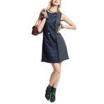Julia Jordan JULIA JORDON Navy Tweed Grid Shift Dress NWT 14 Photo 1