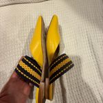 Malone Souliers  X ROKSANDA  37/5  ITALY Yellow and Black Mules Photo 8