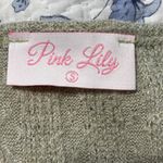 Pink Lily Babydoll Size Small  Knit Top in Sage green Photo 5