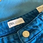 ZARA NWT Straight Leg Ombre Blue High Rise Jeans SZ-8 Bloggers Fav Photo 4