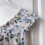 American Eagle  Outfitters Floral Off Shoulder Soft Smocked Top Small Photo 99