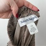 Norton Mcnaughton Vintage 90s  Beige & Brown Snakeskin Print Trouser Pants 10 Photo 2