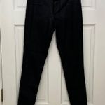 Elie Tahari  Black Waxed Coat Azella Low Rise Skinny Leg Jeans - Size 6 Photo 0