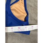 NWT J.Crew Heritage Scoop Neck Bikini Top Venetian Blue Size Extra Small Medium‎ Photo 2