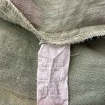 Produce Co 100% Linen Tropical Button Up Shirt Sz M Vacation Beach Green Size M Photo 4