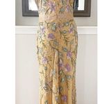 Mac Duggal NEW Beaded Floral Gown, Mustard Yellow in a Size 10, New w/Tag $598 Photo 4